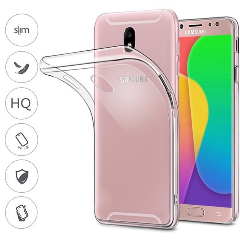 Skaidrus silikoninis dėkliukas (GALAXY J3 2017) Skaidrus silikoninis dėkliukas (GALAXY J3 2017)